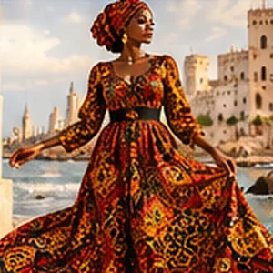 Royal Maxi Dress